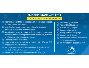 SEO Image Alt And Title Manager  (2.x & 3.x , 4.x)